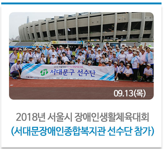 2018년 서울시 장애인생활체육대회